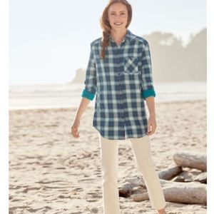 NWT Pendleton Women’s Eva Tunic in Plaid Teal